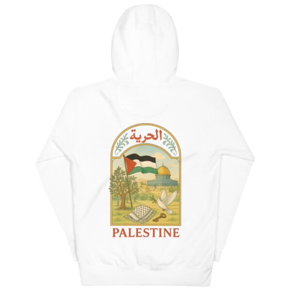 cotton-heritage-m2580-i-unisex-premium-pullover-hoodie-white-back-69556fbfa0d83.jpg Sweat à capuche FĒBELEK – Solidarité Palestine