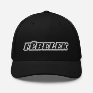 Casquette Fēbelek Trucker Black