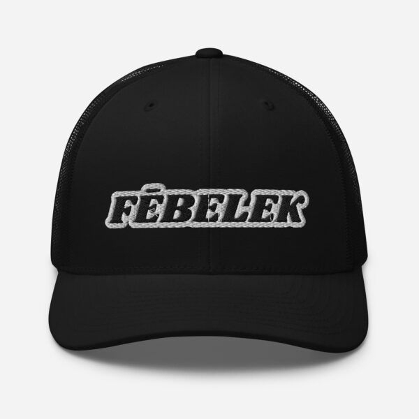 Casquette Fēbelek Trucker Black