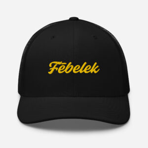 Casquette Trucker Fēbelek Black Y