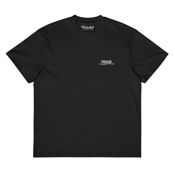 T-shirt boxy FĒBELEK – S "word"