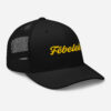 Casquette Trucker Fēbelek Black Y