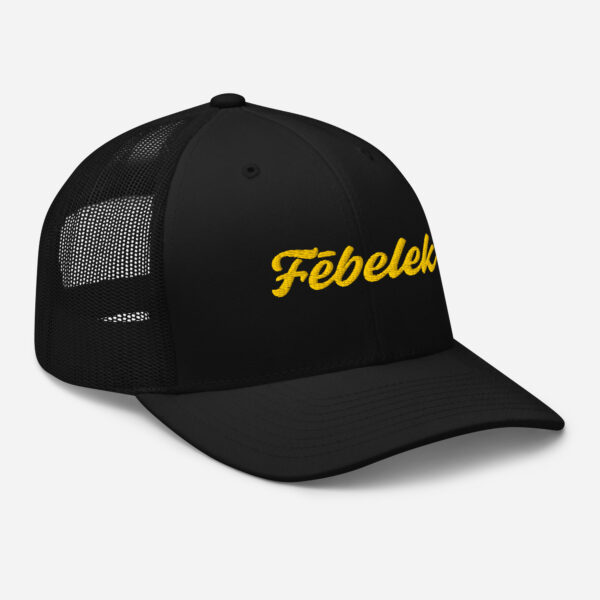 Casquette Trucker Fēbelek Black Y