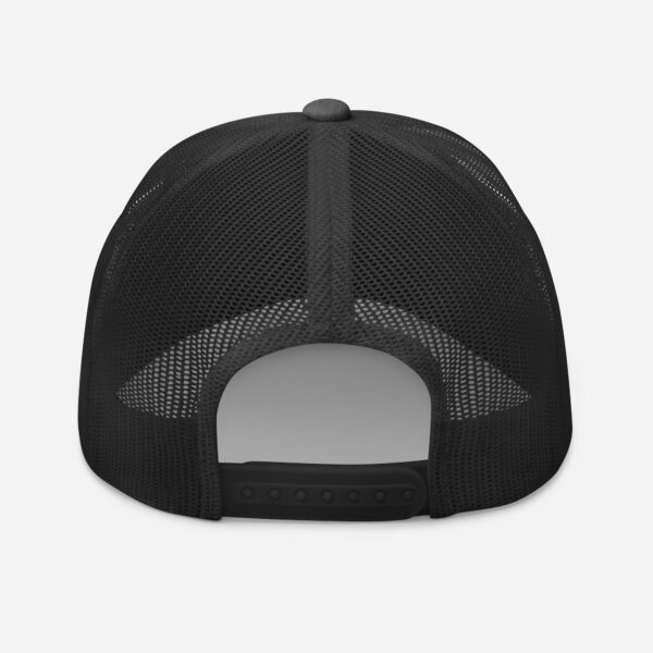retro-trucker-hat-dark-heather-gray-back-6a2bdf3b0952e.jpg Casquette Trucker Fēbelek Black Multi