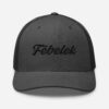 retro-trucker-hat-dark-heather-gray-front-6a2bdf3b0938f.jpg Casquette Trucker Fēbelek Black Multi