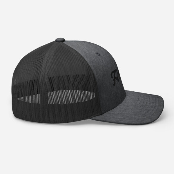 retro-trucker-hat-dark-heather-gray-right-6a2bdf3b09759.jpg Casquette Trucker Fēbelek Black Multi