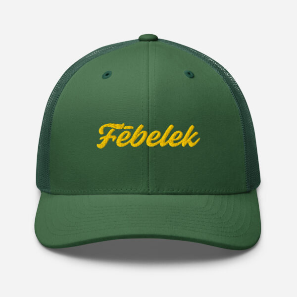 Casquette Trucker Fēbelek Black Y