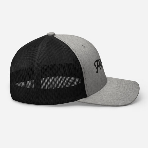 retro-trucker-hat-heather-black-right-6a2bdf3b0a0b8.jpg Casquette Trucker Fēbelek Black Multi