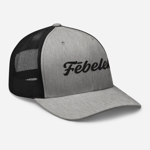 retro-trucker-hat-heather-black-right-front-6a2bdf3b0a295.jpg Casquette Trucker Fēbelek Black Multi