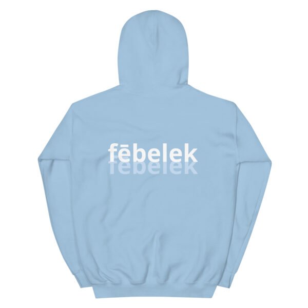Sweat à Capuche Unisexe fēbelek Bleu