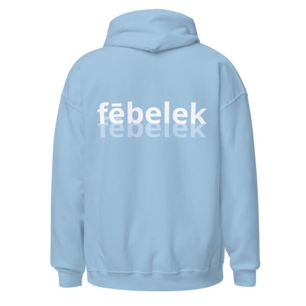 Sweat à Capuche Unisexe fēbelek Bleu