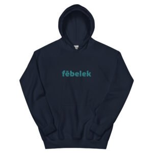 Sweat à Capuche Unisexe fēbelek Navy