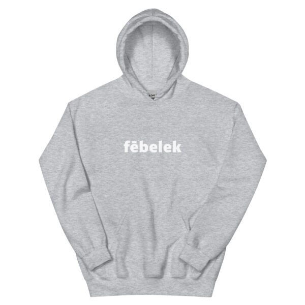 Sweat à Capuche Unisexe fēbelek Gris