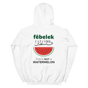 Sweat à capuche fēbelek Palestine